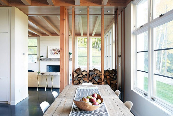 Светлый и уютный дом в горах в США