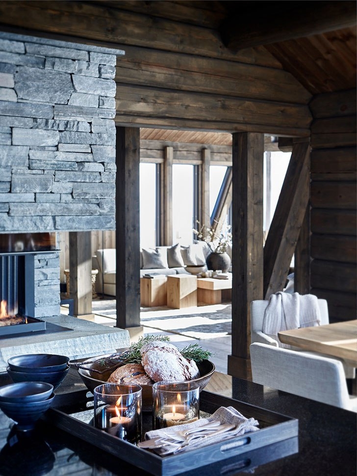 Идеальное место чтобы провести зимние праздники: деревянный коттедж в Норвегии Идеальное место чтобы провести зимние праздники: деревянный коттедж в Норвегии