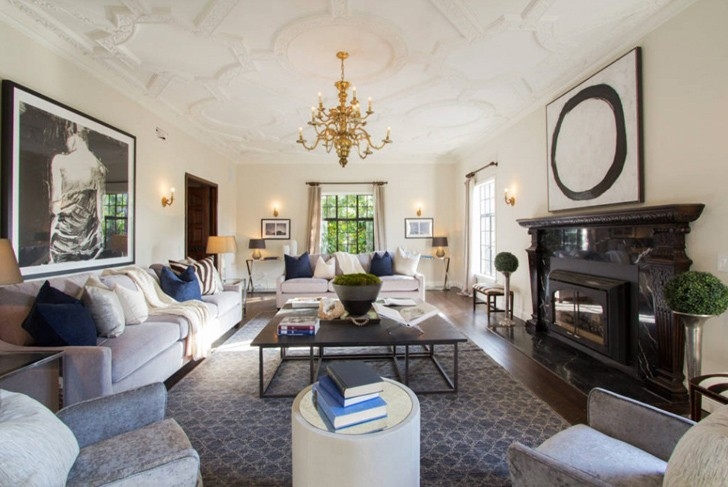 Традиционный интерьер дома в Лос-Анджелесе