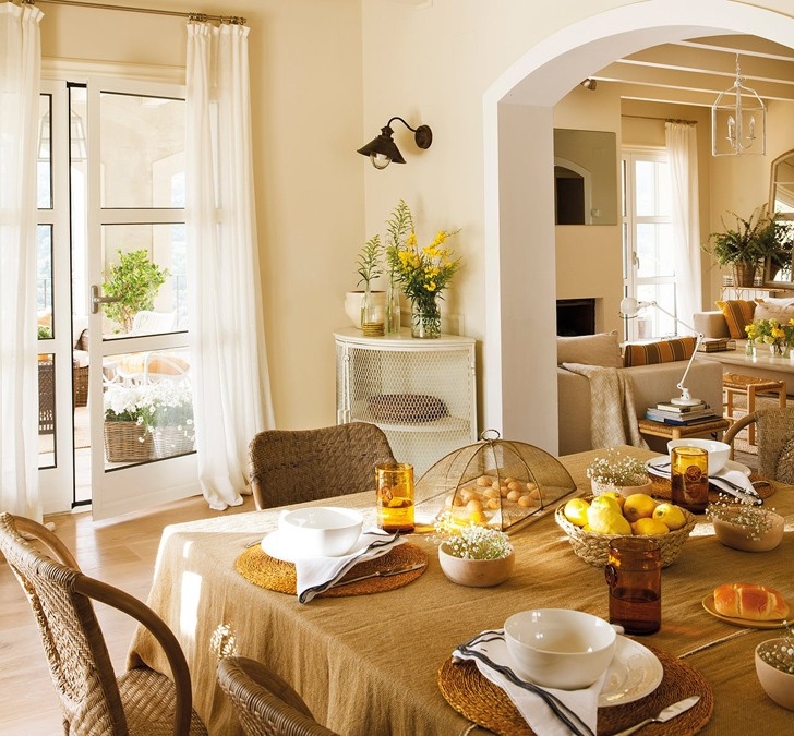 Душевный дом с теплым интерьером в Испании Душевный дом с теплым интерьером в Испании