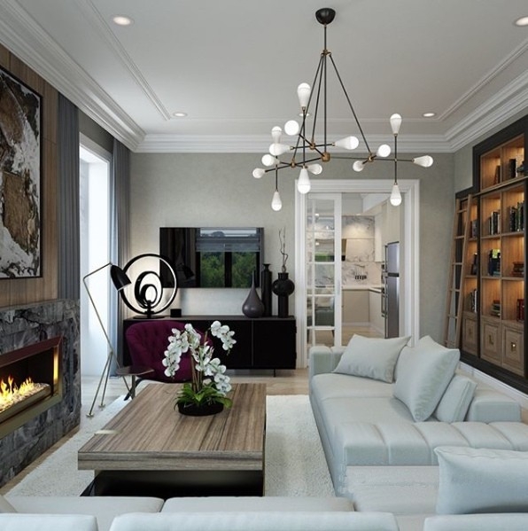 Интерьер загороднего дома 