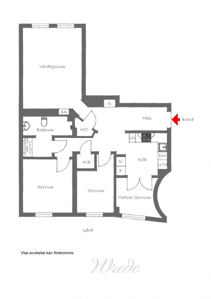 Шведская квартира в 82 м²