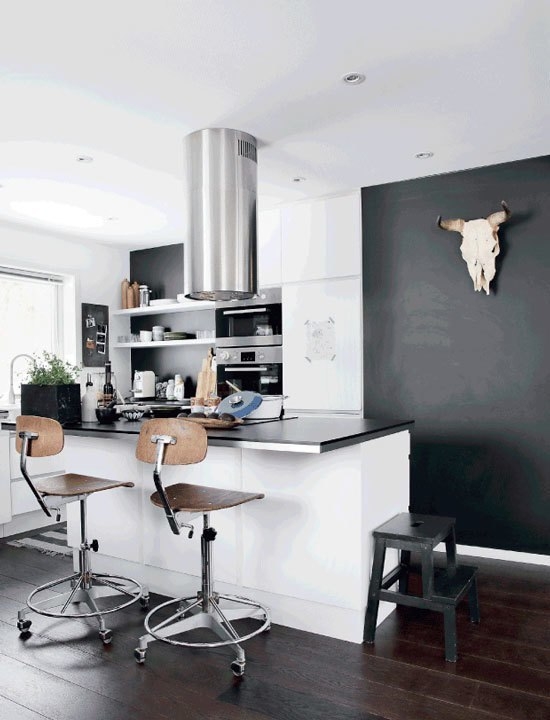 Monochrome home with a charming eclectic style
