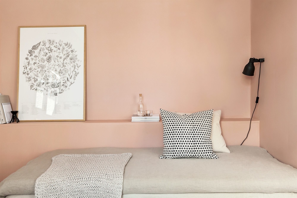 Персиковая студия в персиковом доме, 38 м²