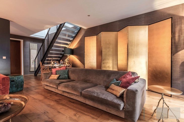 Лофт с оттенком апельсина и корицы в Амстердаме Лофт с оттенком апельсина и корицы в Амстердаме