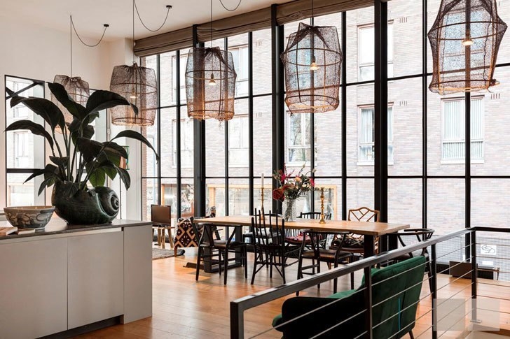 Лофт с оттенком апельсина и корицы в Амстердаме Лофт с оттенком апельсина и корицы в Амстердаме