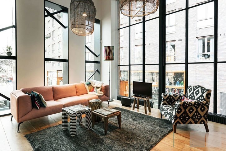 Лофт с оттенком апельсина и корицы в Амстердаме Лофт с оттенком апельсина и корицы в Амстердаме