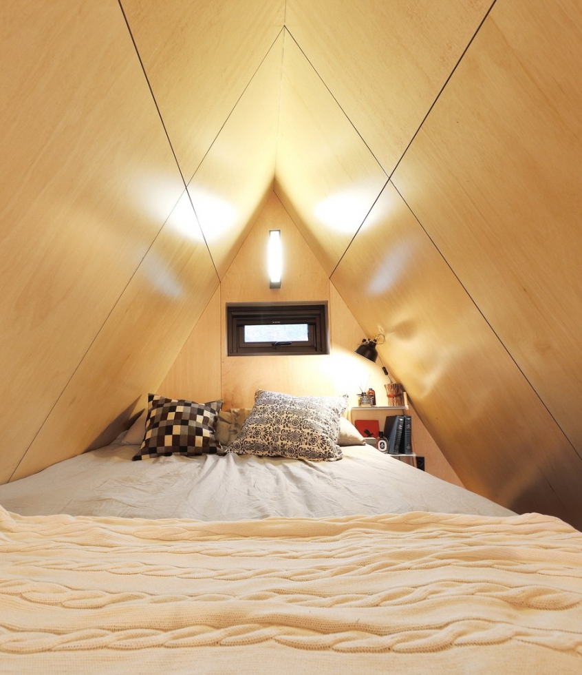 Крошечный дом для Зимней Олимпиады в Пхёнчхане