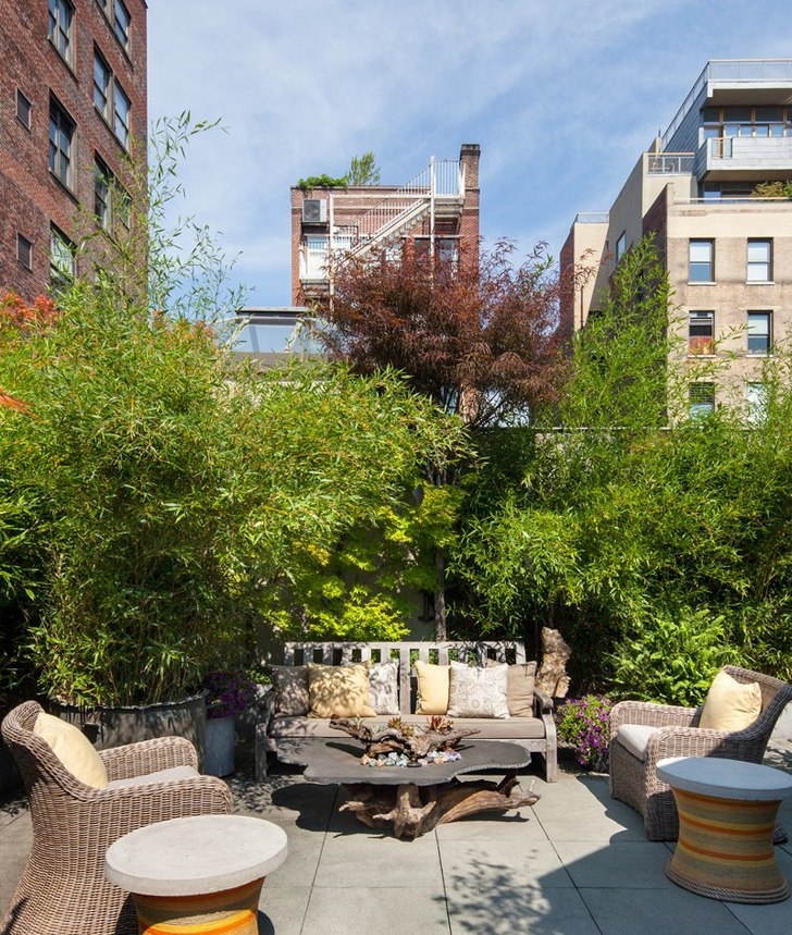 Современные апартаменты с террасой в Нью-Йорке
