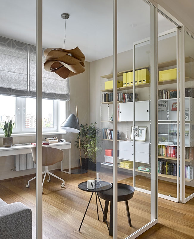 Квартира с яркими идеями и скандинавским дизайном