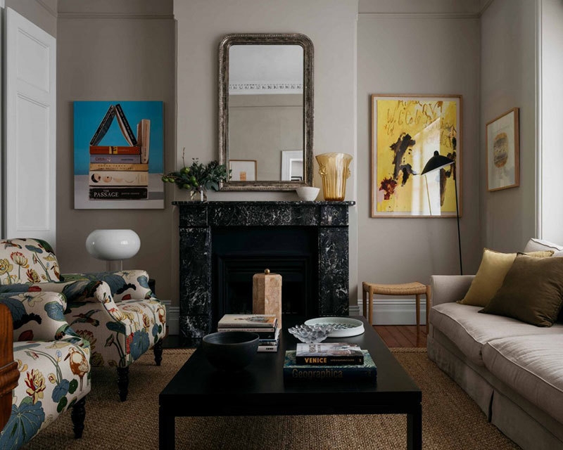 Дом с террасой в Сиднее: благородные тона и изысканные природные мотивы