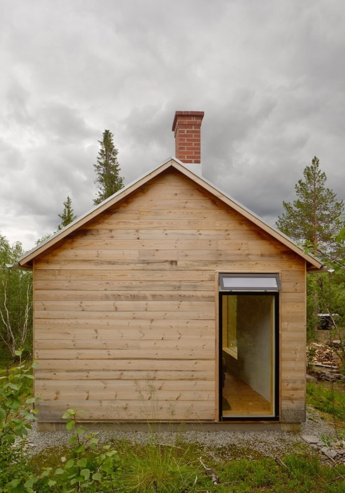 Современный дом из дерева в Швеции