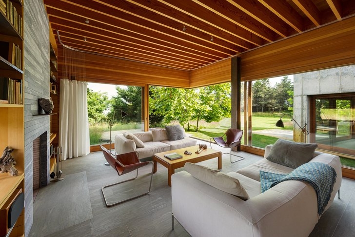 Современный дом из бетонных блоков Современный дом из бетонных блоков