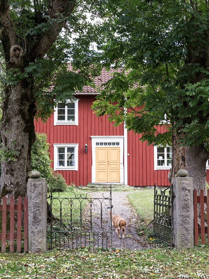 Милая деревня: красивый дом в шведской глубинке